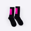 Mujer P448 Accesorios | Calcetines Negro/Rosa