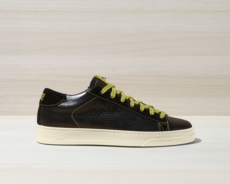 Hombres P448 Zapatillas Bajas | Jack Reflectante Amarillo