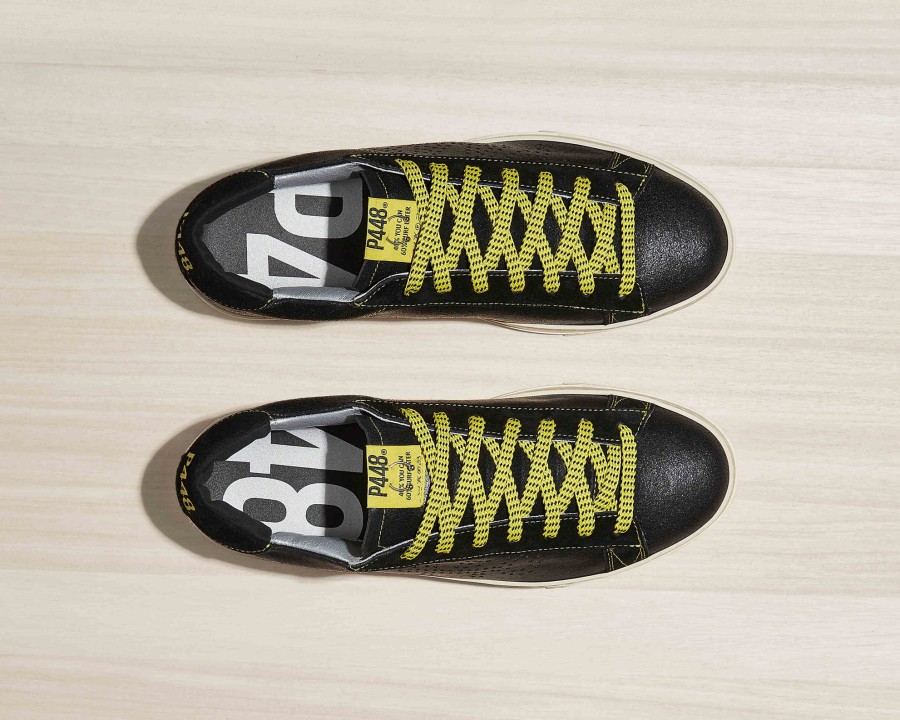 Hombres P448 Zapatillas Bajas | Jack Reflectante Amarillo