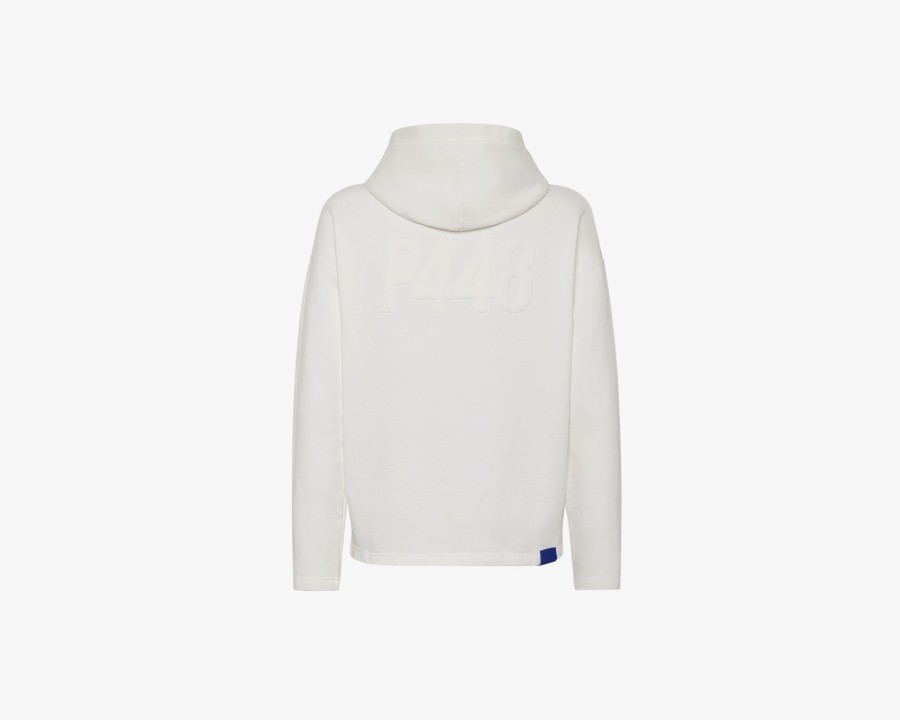 Mujer P448 Sudadera Y Sudadera Con Capucha | Sudadera Con Capucha P448 Blanco Roto